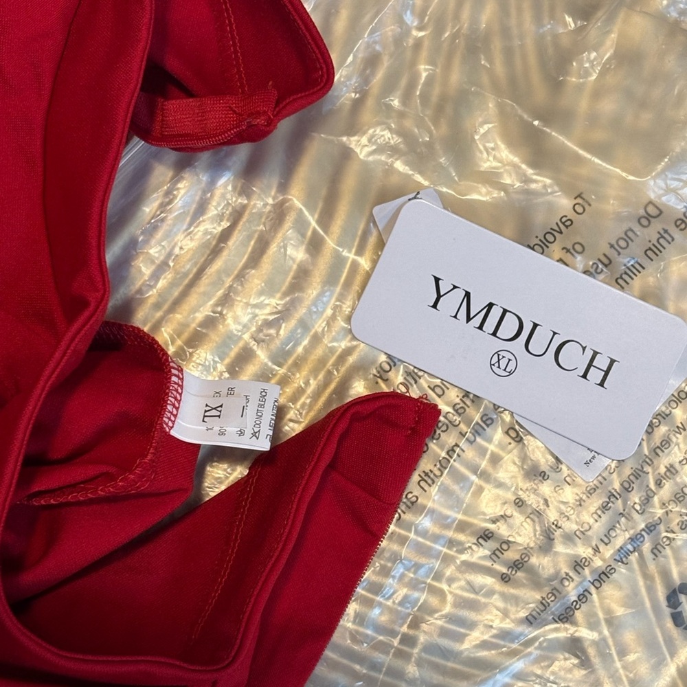 Red Women's Dress - Picture 8 of 8